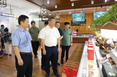 通辽市开鲁县委书记王凤森一行赴得利斯集团参观考察 共谋开鲁县文化发展新篇章